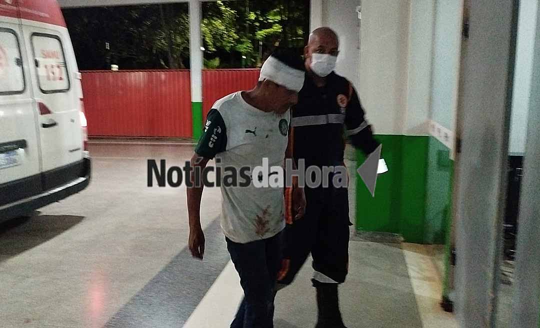 Homem em situação de rua é agredido enquanto dormia no Centro de Rio Branco