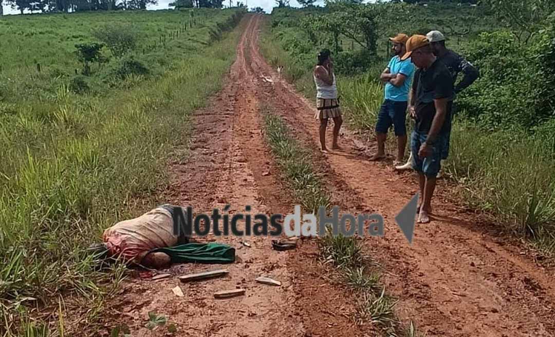 Homem é encontrado morto com sinais de agressão em ramal na zona rural de Rio Branco