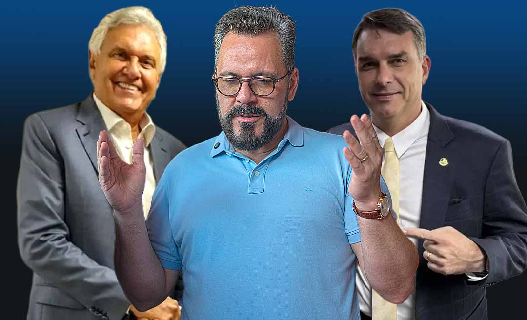 Alan Rick diz que terá Flávio Bolsonaro em seu palanque no Acre e também quer contar com Ronaldo Caiado