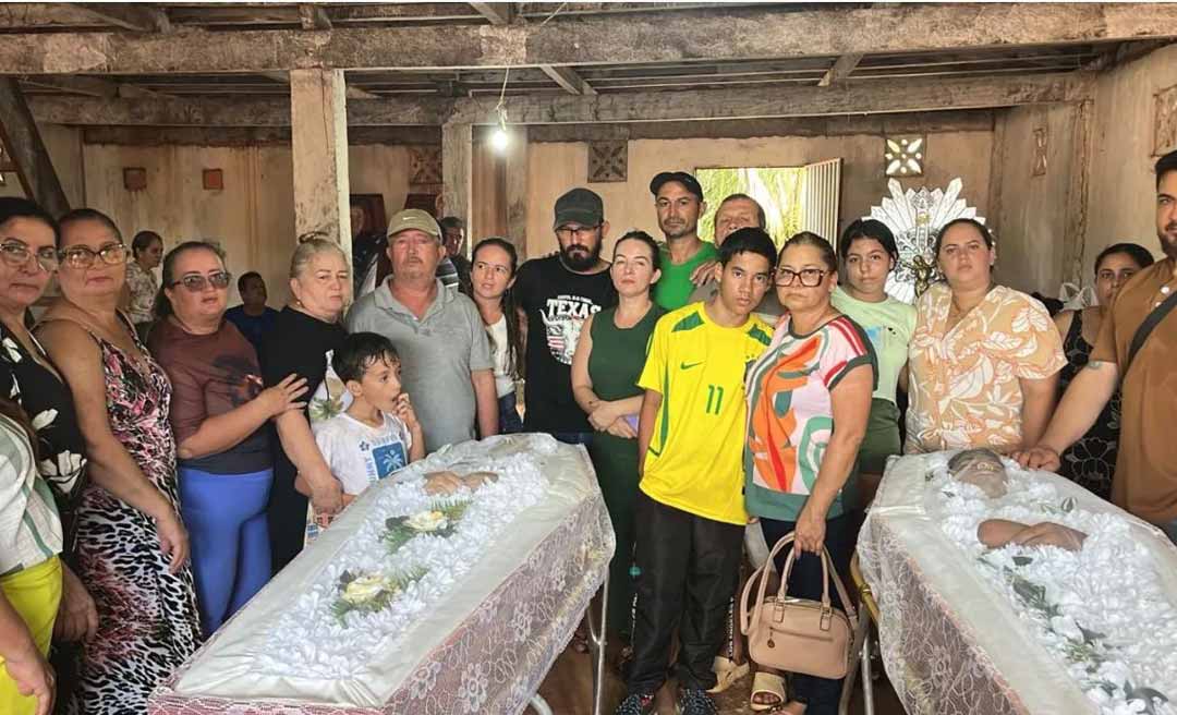 Família cobra justiça após sepultamento marcado por comoção de vítimas de emboscada na zona rural de Lábrea