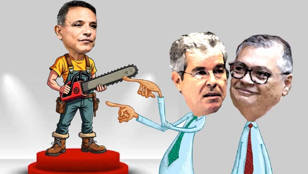 O clima esquentou entre o "fuxiqueiro de luxo" e "motossera de ouro" na disputa por uma cadeira no Senado