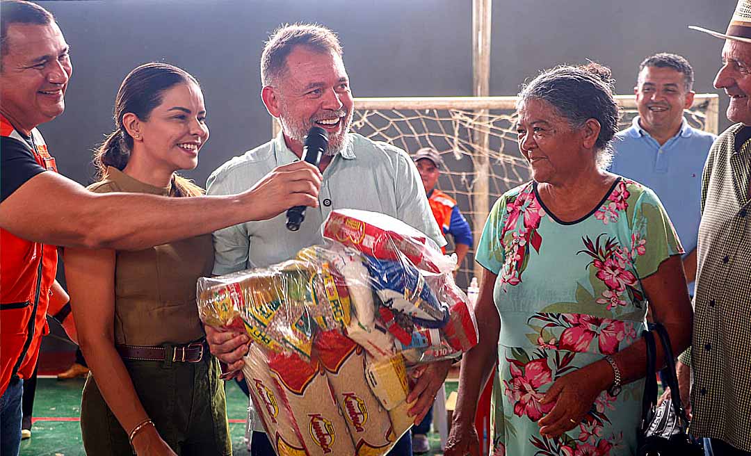 Alysson Bestene lidera ação humanitária e garante entrega de cestas básicas a famílias rurais em Rio Branco