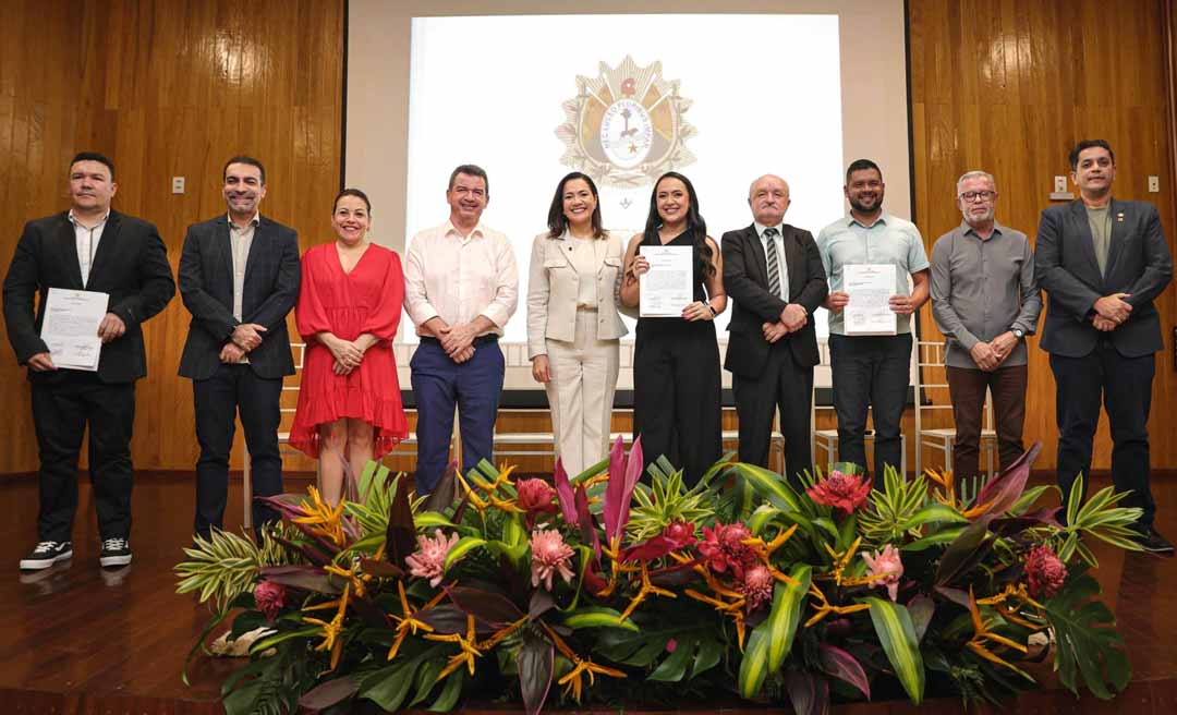 Entre emoção e compromisso, governadora Mailza empossa novos servidores do Idaf e reforça atuação do Estado no campo acreano