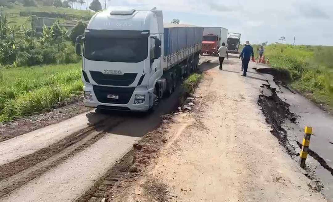 A pedido da CGU, trecho conhecido como Vale das Erosões tem obras paralisadas