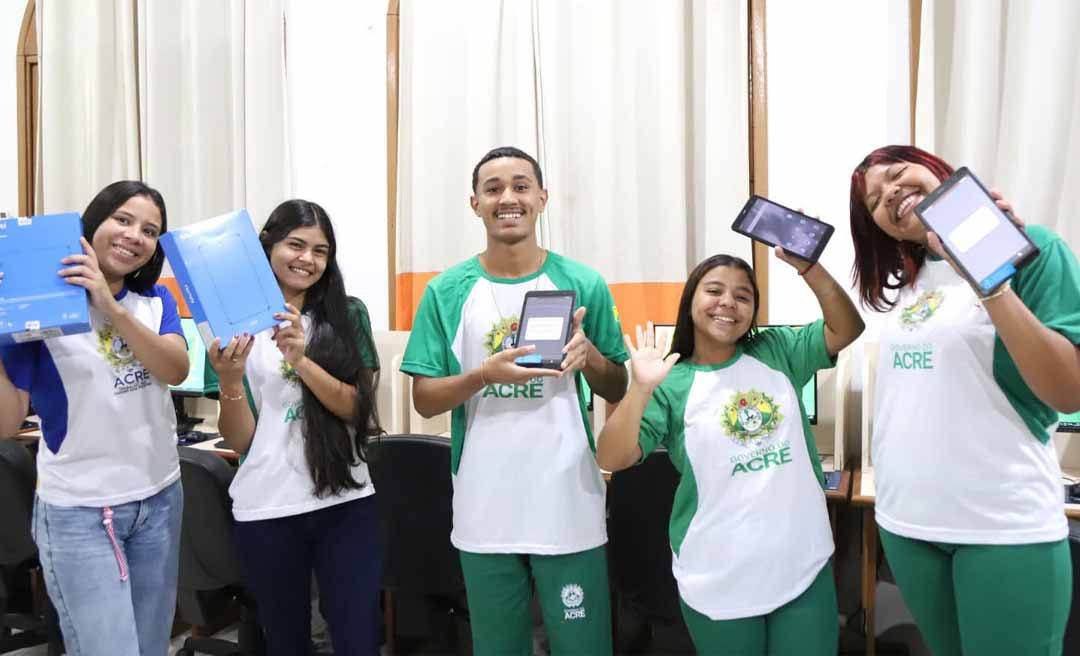 Escola Pedro Martinello é exemplo de que inclusão digital é prioridade do governo do Acre