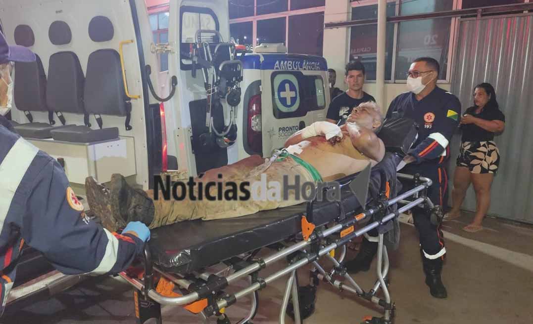 Tiro acidental durante caçada deixa colono gravemente ferido na zona rural de Capixaba