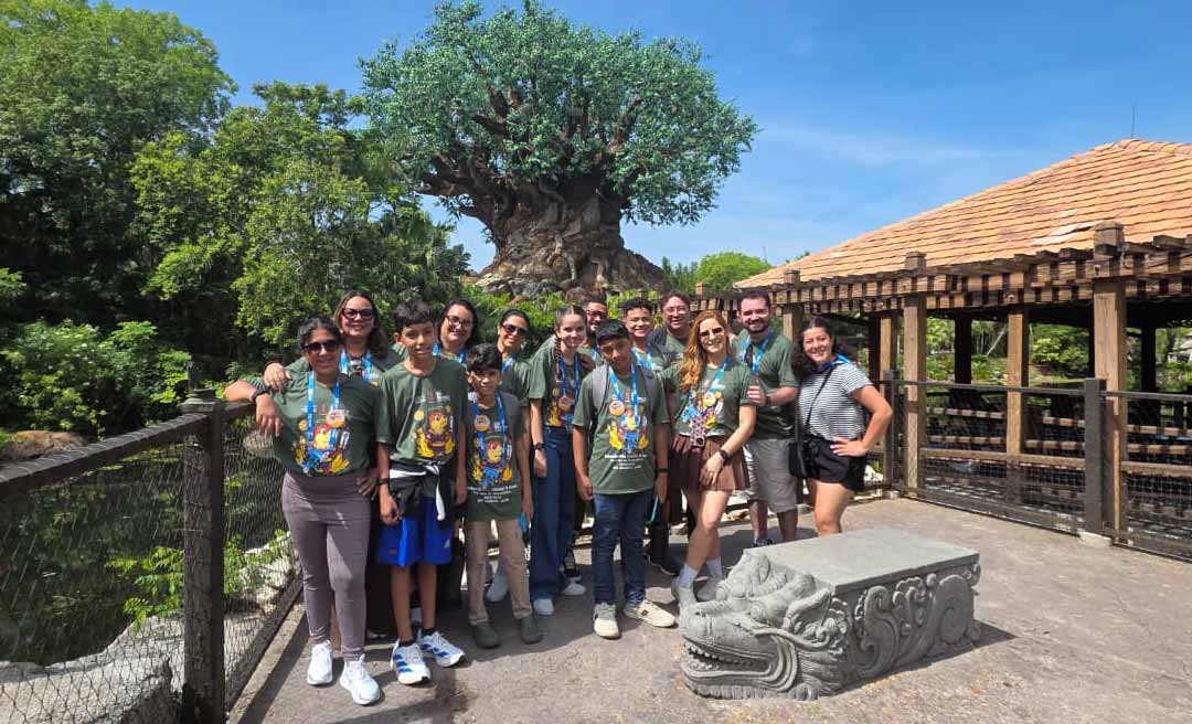 Estudantes da Educação de Rio Branco vivem primeiro dia de aprendizado e encantamento na Disney