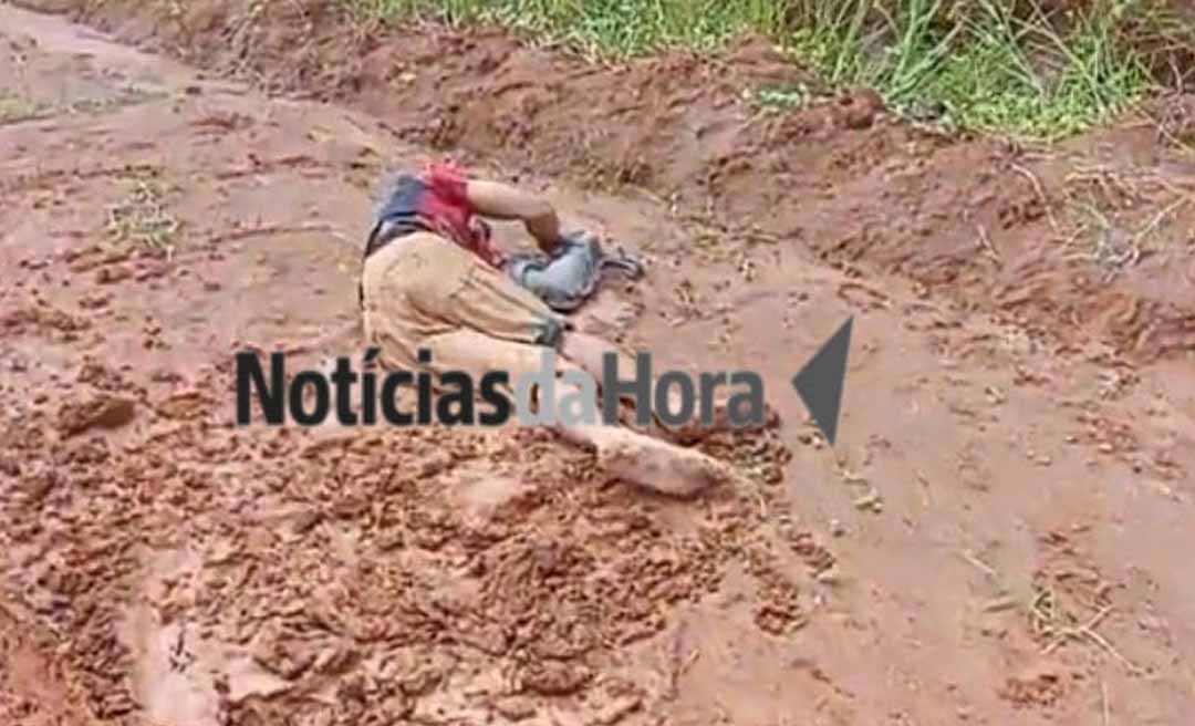 Motociclista é encontrado morto após passar a noite perdido em ramal quase intrafegável de Rio Branco