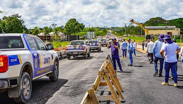 Com obras em fase final, DNIT libera tráfego parcial na ponte sobre o Rio Tarauacá no Acre