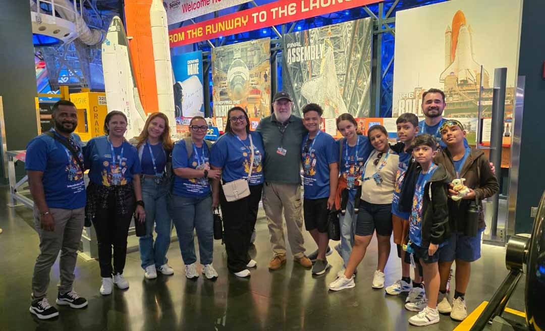 Estudantes da Educação Municipal de Rio Branco vivem experiência de aprendizado na NASA