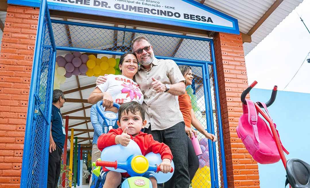 Alysson Bestene reinaugura e credencia Creche Municipal Gumercindo Bessa, no Universitário III