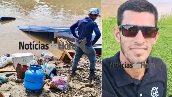 Naufrágio no rio Iaco deixa jovem desaparecido e mobiliza buscas no interior do Acre
