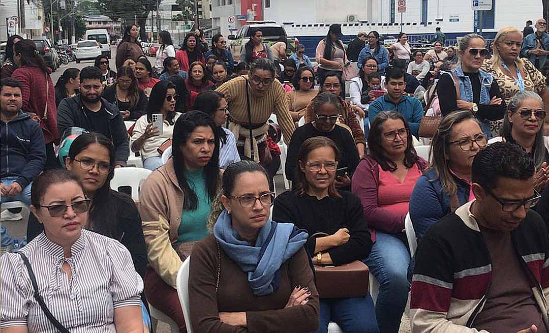 Mais de 58 escolas infantis e creches de Rio Branco aderem à greve; trabalhadores cobram agenda com Alysson Bestene