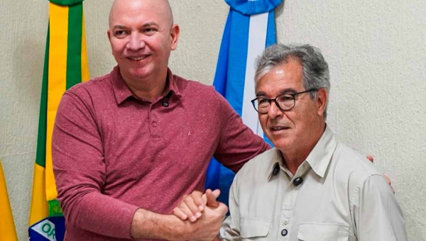 “Favorito ao Senado”, diz Gerlen Diniz durante visita de Jorge Viana a Sena Madureira