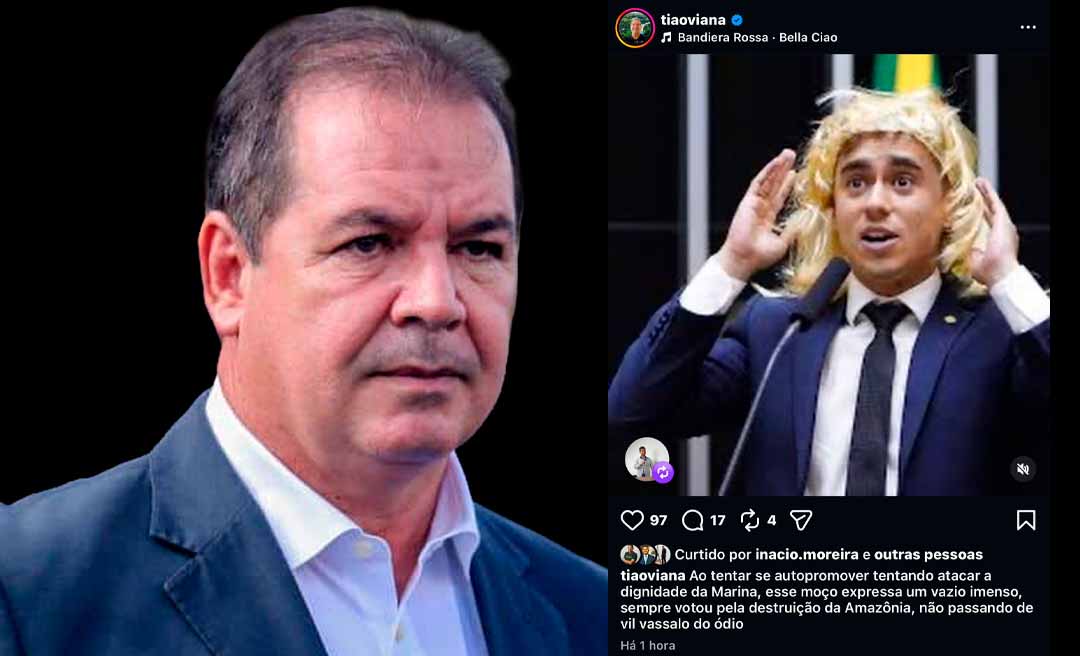 Ex-governador Tião Viana chama Nikolas Ferreira de “vassalo do ódio”