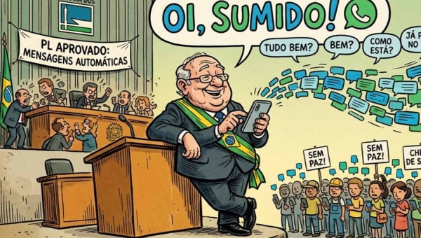 “Oi, sumido”: políticos poderão enviar mensagens automáticas sem medo de punição; PL foi aprovado na Câmara