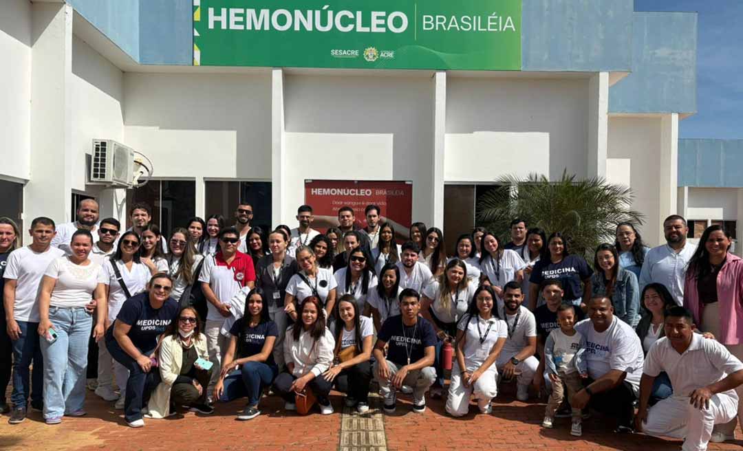 Parceria do Estado com estudantes de medicina na Bolívia resulta na arrecadação 35 bolsas de sangue no Alto Acre