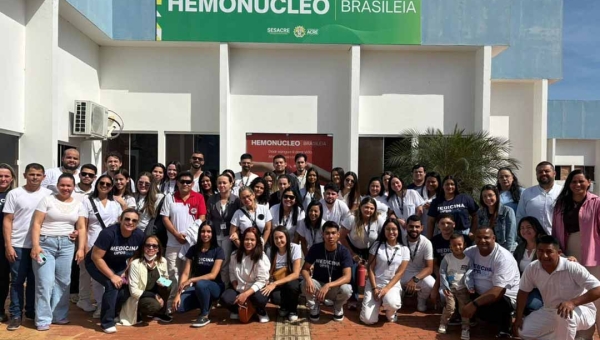 Parceria do Estado com estudantes de medicina na Bolívia resulta na arrecadação 35 bolsas de sangue no Alto Acre