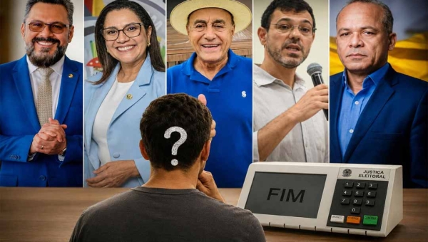 Percentual de indecisos quanto ao governo do Acre é alto; pré-candidatos parecem ‘esquecidos’ pelo eleitor