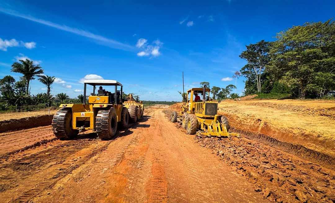 Governo do Acre vistoria obras do Arco Viário e reforça avanço da infraestrutura no município de Rio Branco