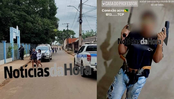 Pânico em escola de Rio Branco: falsa ameaça de ataque mobiliza PM e termina com estudante apreendido