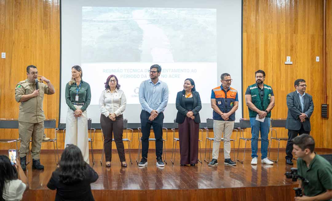 Governo do Acre promove reunião técnica para apresentar prognósticos climáticos e ações preventivas para o período de seca