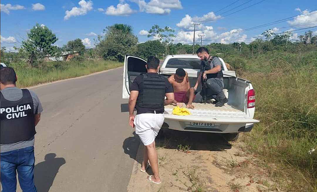 Investigações da Polícia Civil levam à captura de dois criminosos de alta periculosidade no interior do Acre