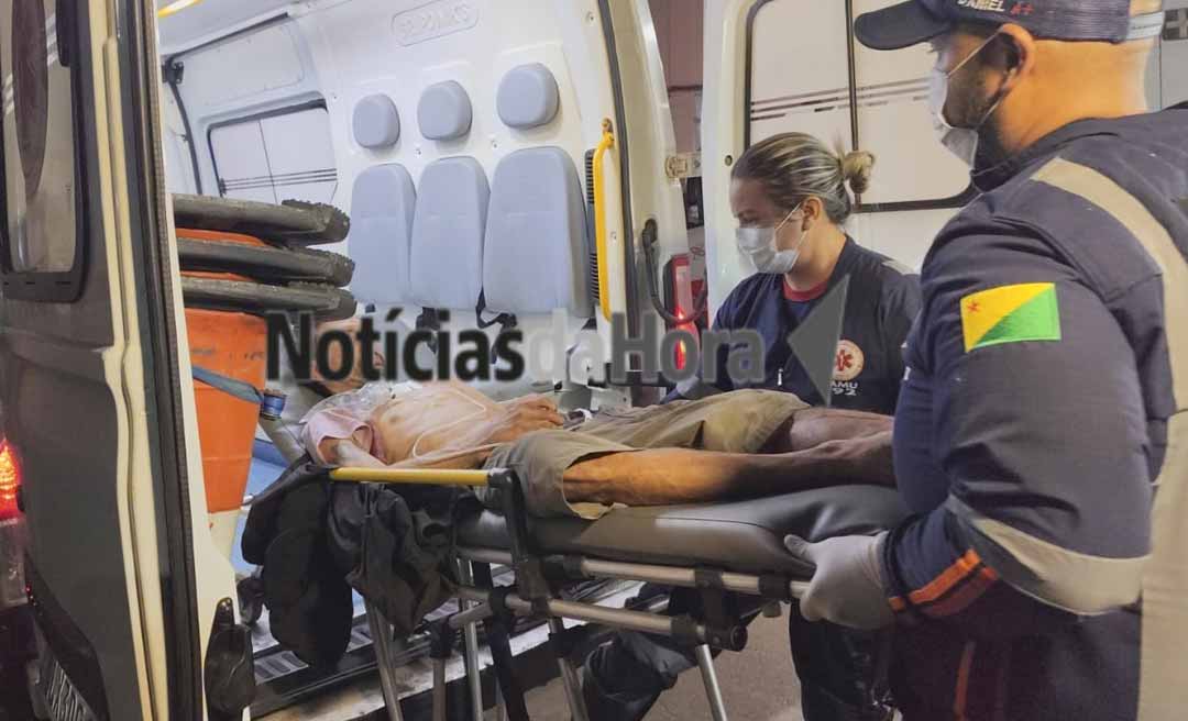 Discussão por droga e bebida termina com homem esfaqueado no Centro de Rio Branco