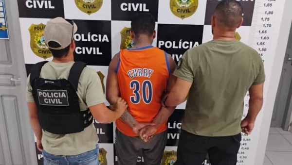 Polícia Civil do Acre captura liderança de organização criminosa durante Operação Capturas em Manoel Urbano