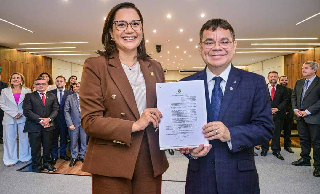 Leis sancionadas por Mailza Assis modernizam e fortalecem o Ministério Público do Acre, marcando uma nova era para a instituição