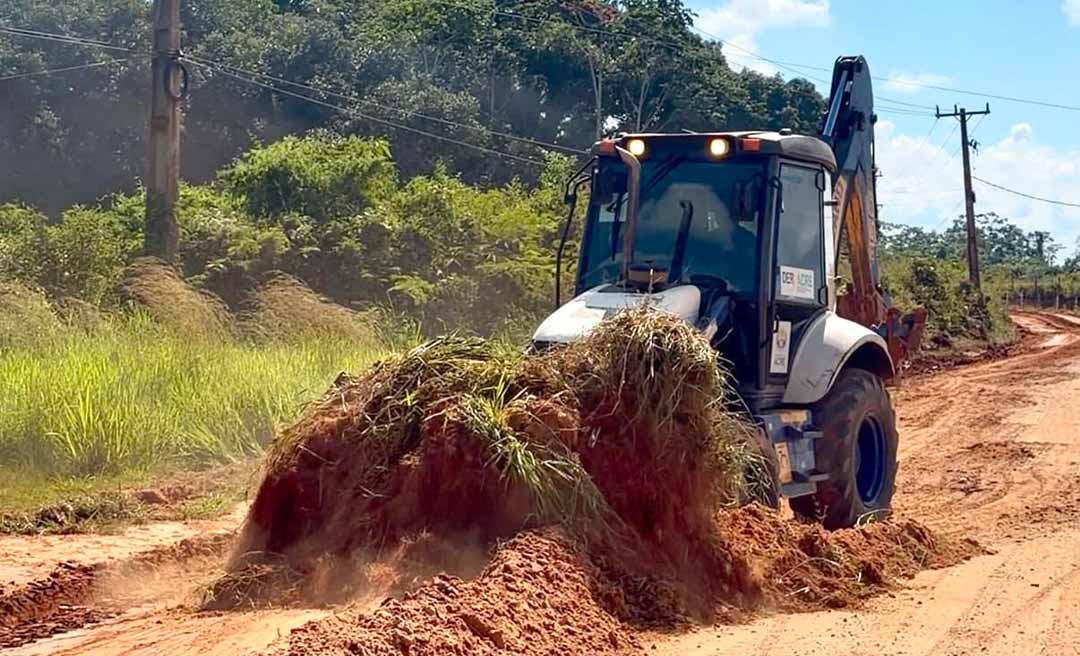 Governo do Acre inicia recuperação do Ramal do Icuriã durante a Operação Verão em Assis Brasil