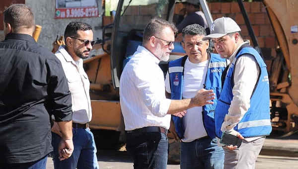 Prefeito de Rio Branco acompanha obras e reforça ações de infraestrutura na capital