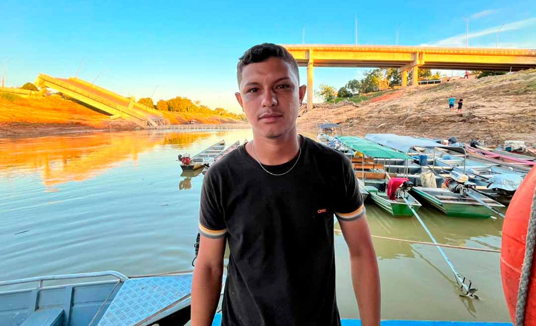 Funcionário de flutuante relata momentos de tensão durante resgate de vítimas após queda da ponte em Sena Madureira