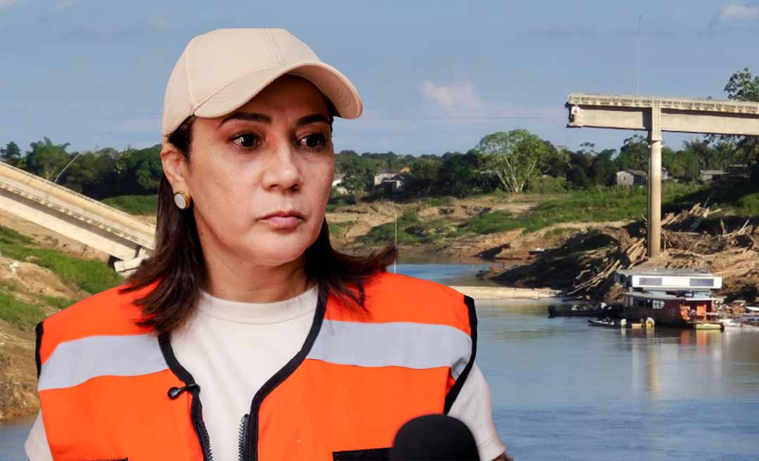 Governadora Mailza determina investigação sobre desabamento da ponte em Sena Madureira e suspende contratos da Construtora Cidade
