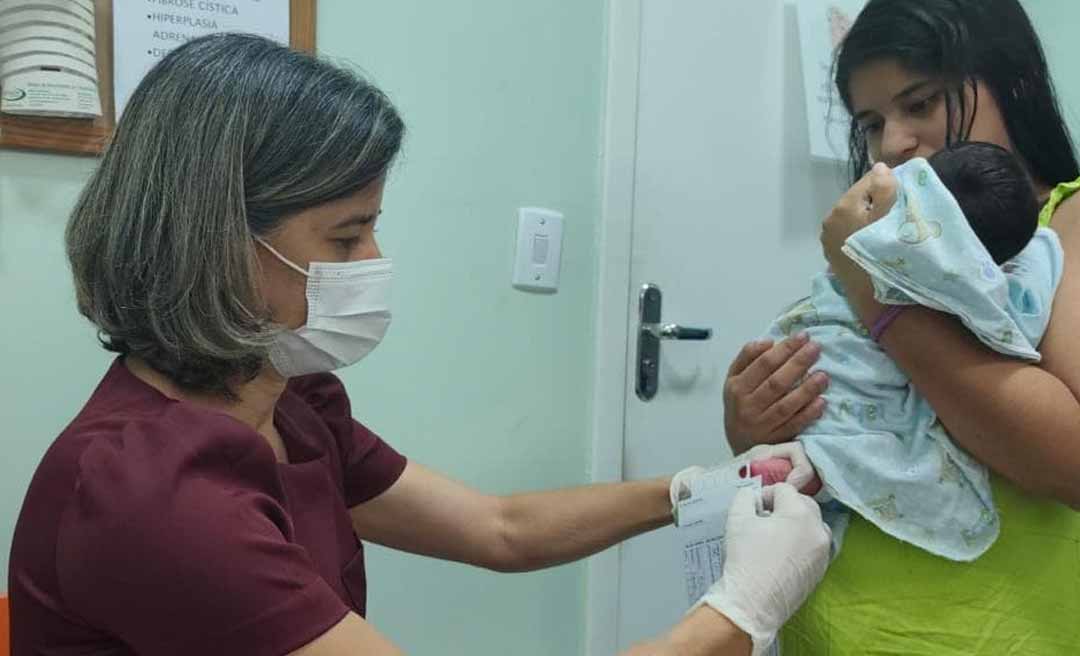 Teste do Pezinho garante diagnóstico precoce e já beneficiou mais de 5 mil recém-nascidos no Acre em 2026