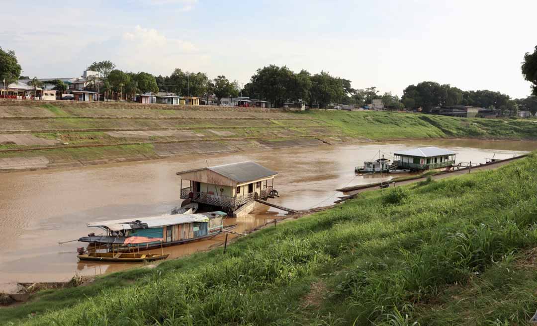 Rio Acre marca 2,83 metros e evidencia avanço da seca na Capital