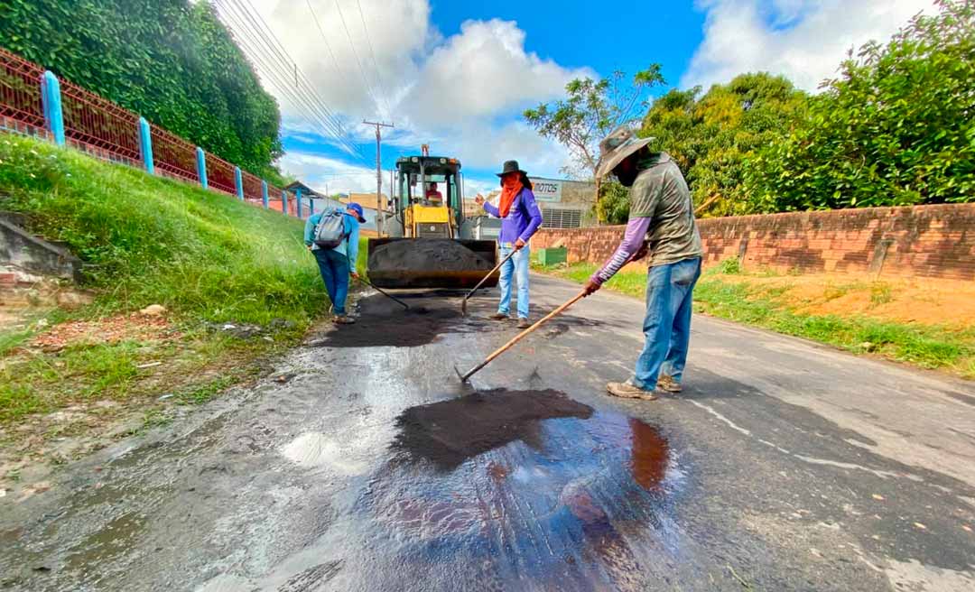 Prefeitura de Cruzeiro do Sul amplia ações de infraestrutura e manutenção urbana nesta terça-feira
