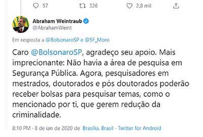 Thread by @franciscorazzo: ABRAHAM WEINTRAUB tem uma ideia fixa e